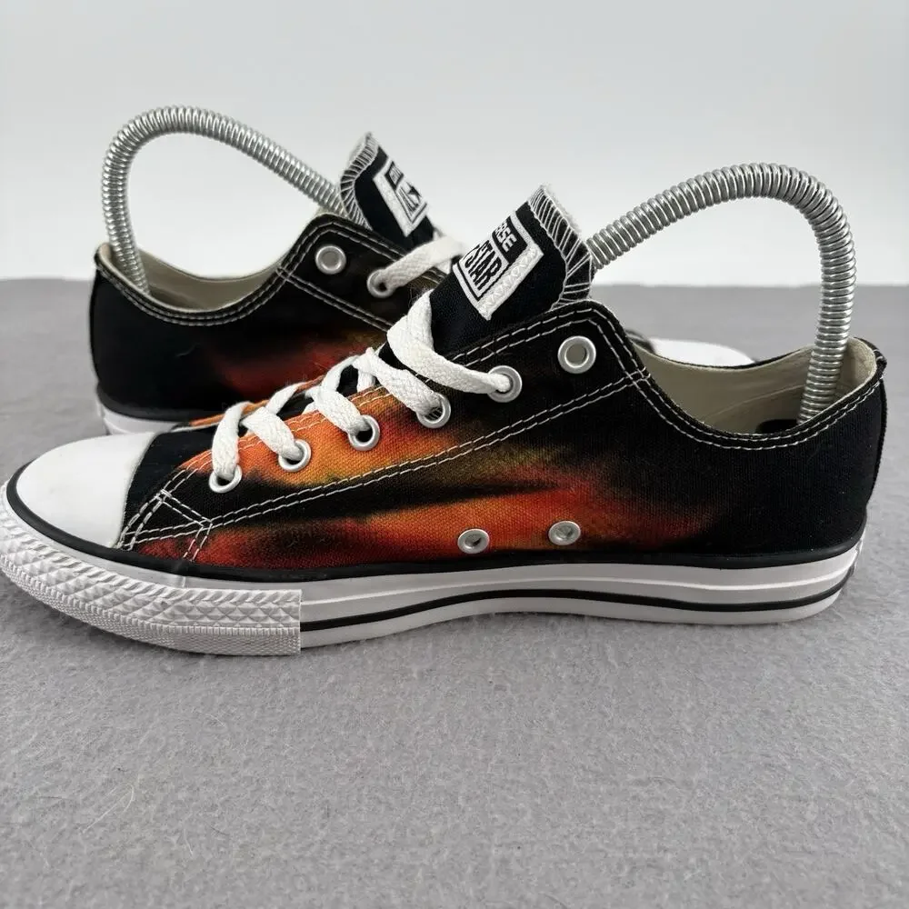 Junior Fire Chuck Taylor Converse All Star Sneaker 651707F Black Orange Size 5